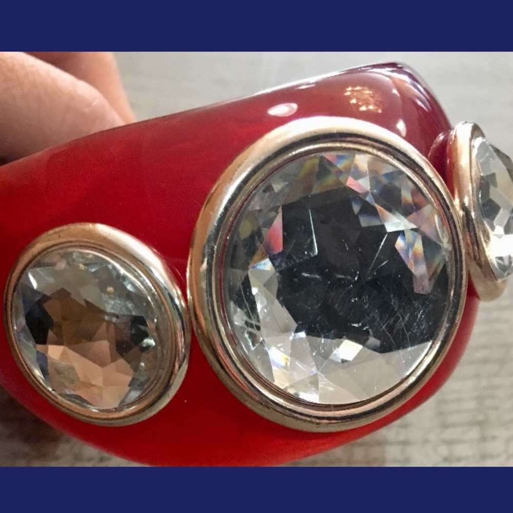 Large Rhinestone Bangle - Picture 4 of 6